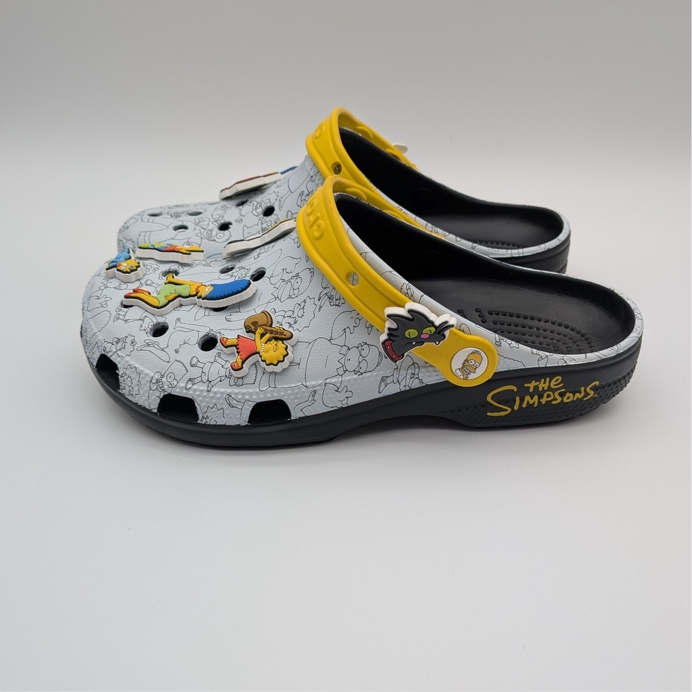 The Simpsons Family Crocs Size 8 (men) 10 (women)
